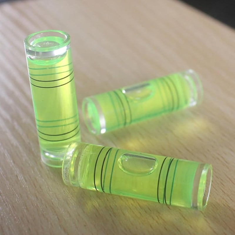 100 قطعة من قوارير مستوى الفقاعة الفلورية لتثبيت الحائط ومحاذاة إطار الصورة - Image 5